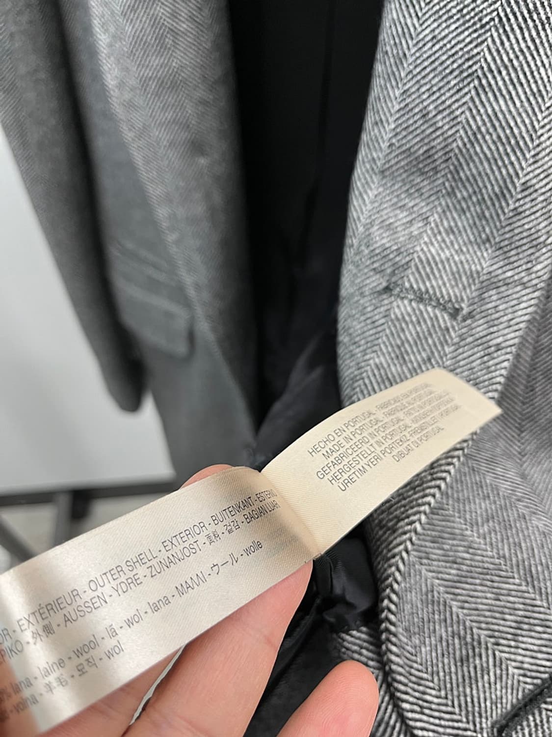 100-105) 마시모두띠 헤링본 울코트  상품이미지9