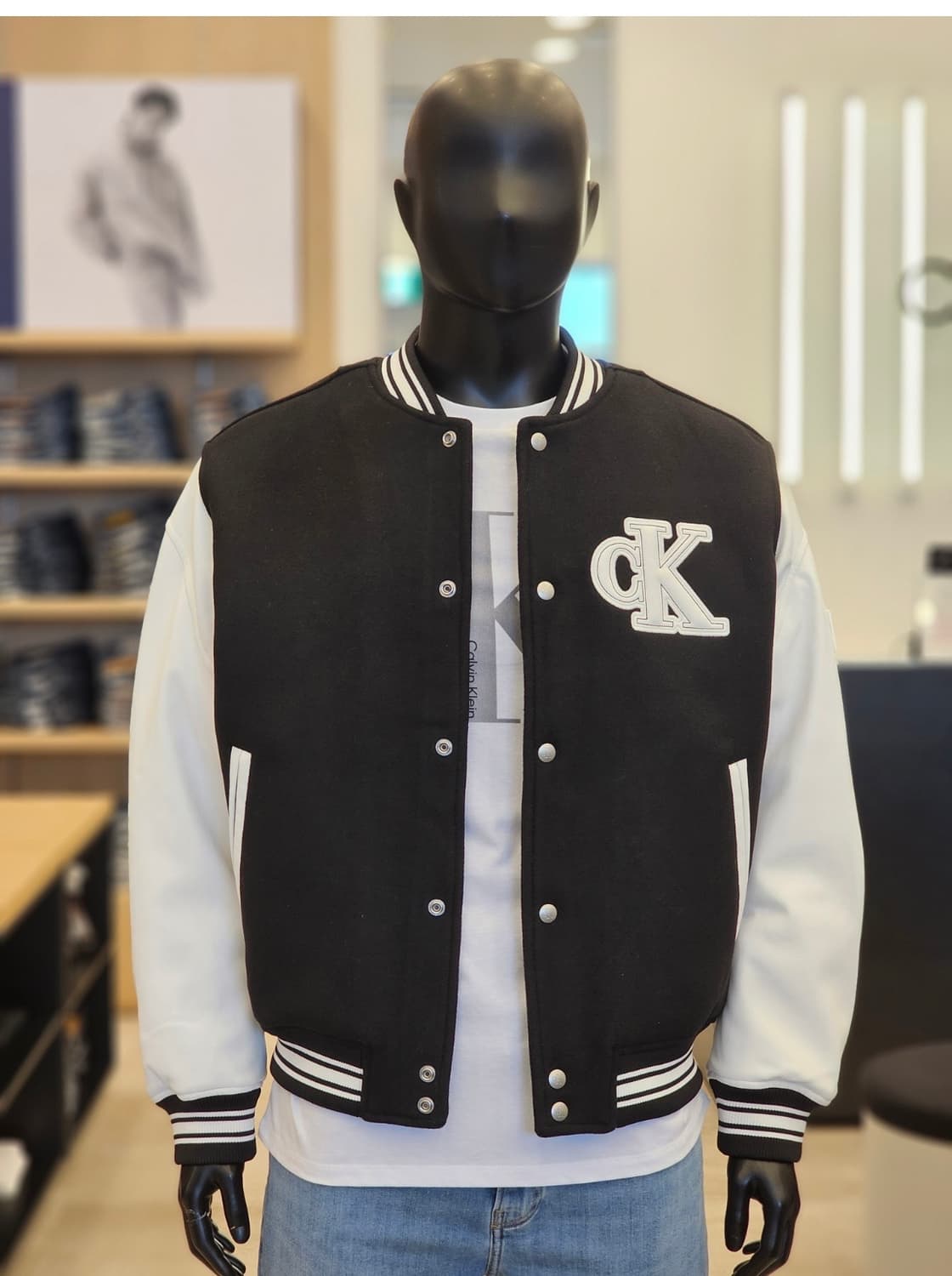 캘빈클라인 진 남성 바시티 자켓 상품이미지1