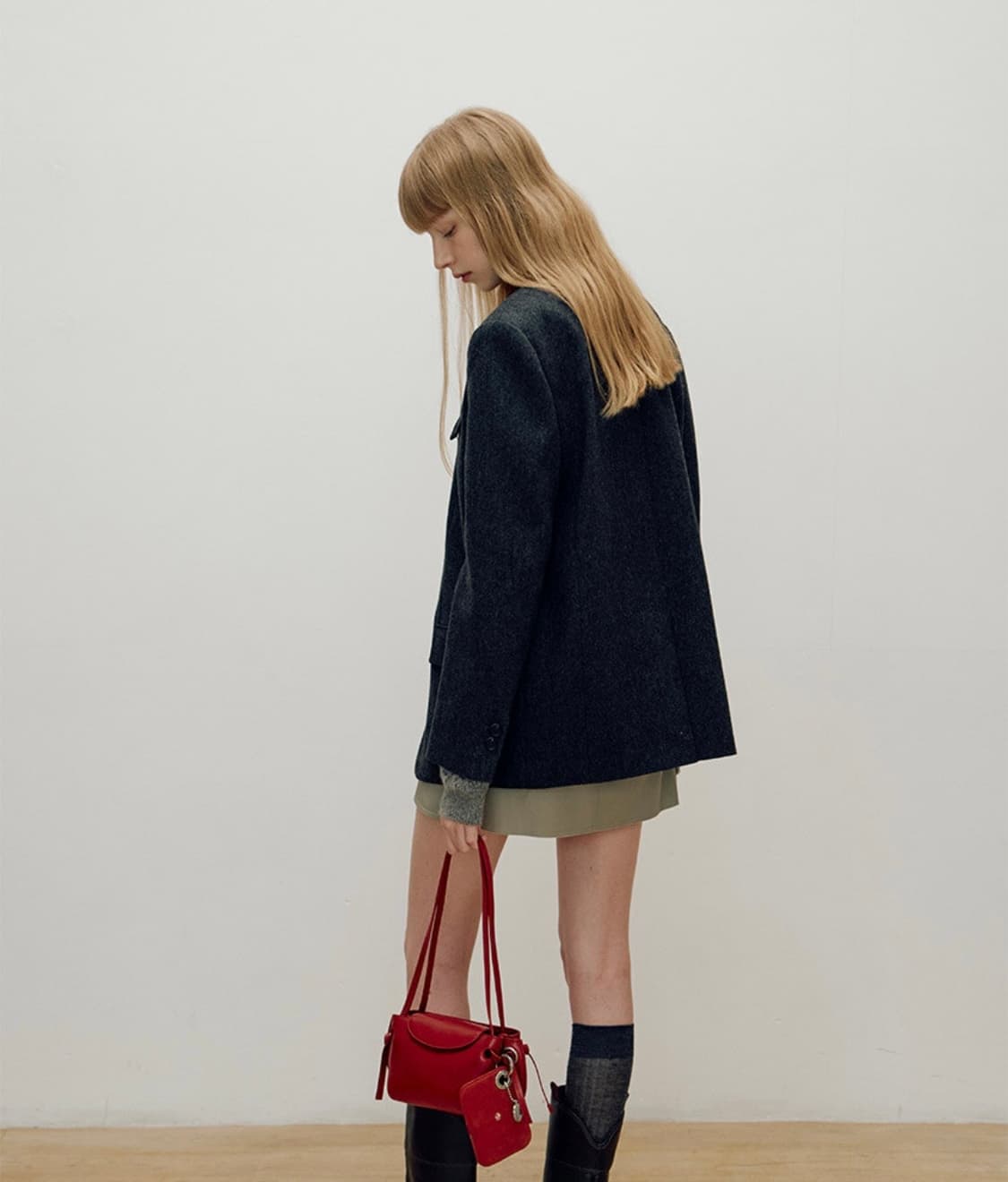 레이브 오버핏 울 블레이저 (자켓) 상품이미지5