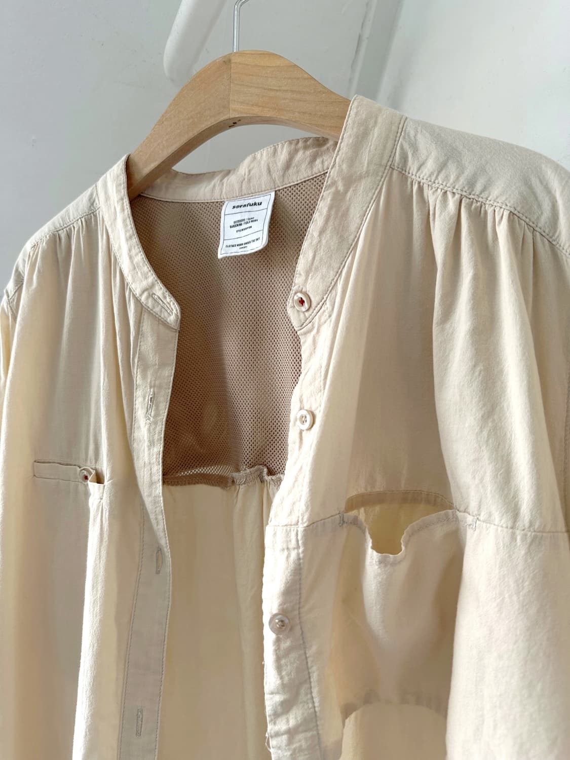 High gauge natural cotton design shirt 상품이미지1