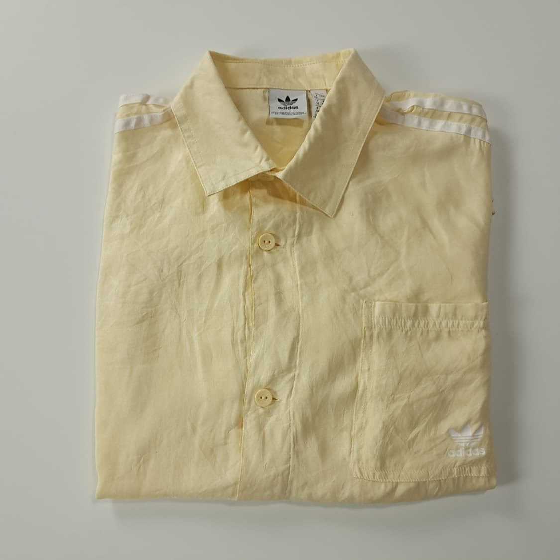 CK374 XL 아디다스 00s 오리지널 옐로우레몬 셔츠 남방 상품이미지8