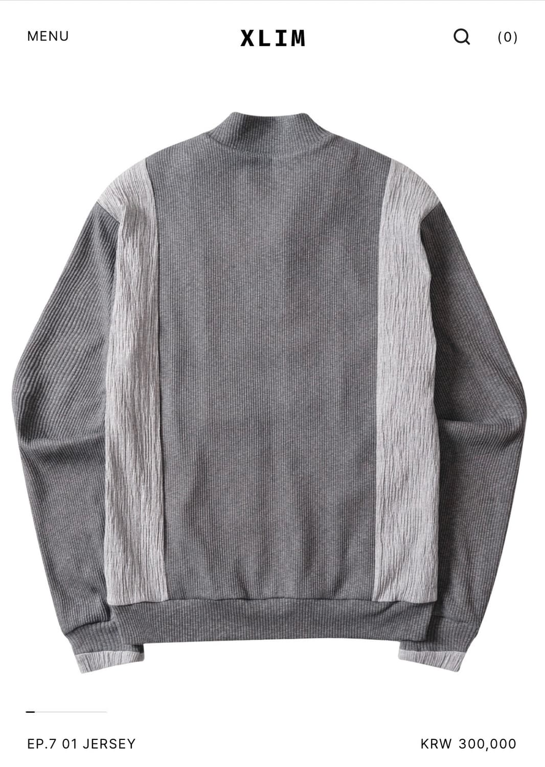 [M] XLIM EP7 01 져지 그레이 상품이미지1