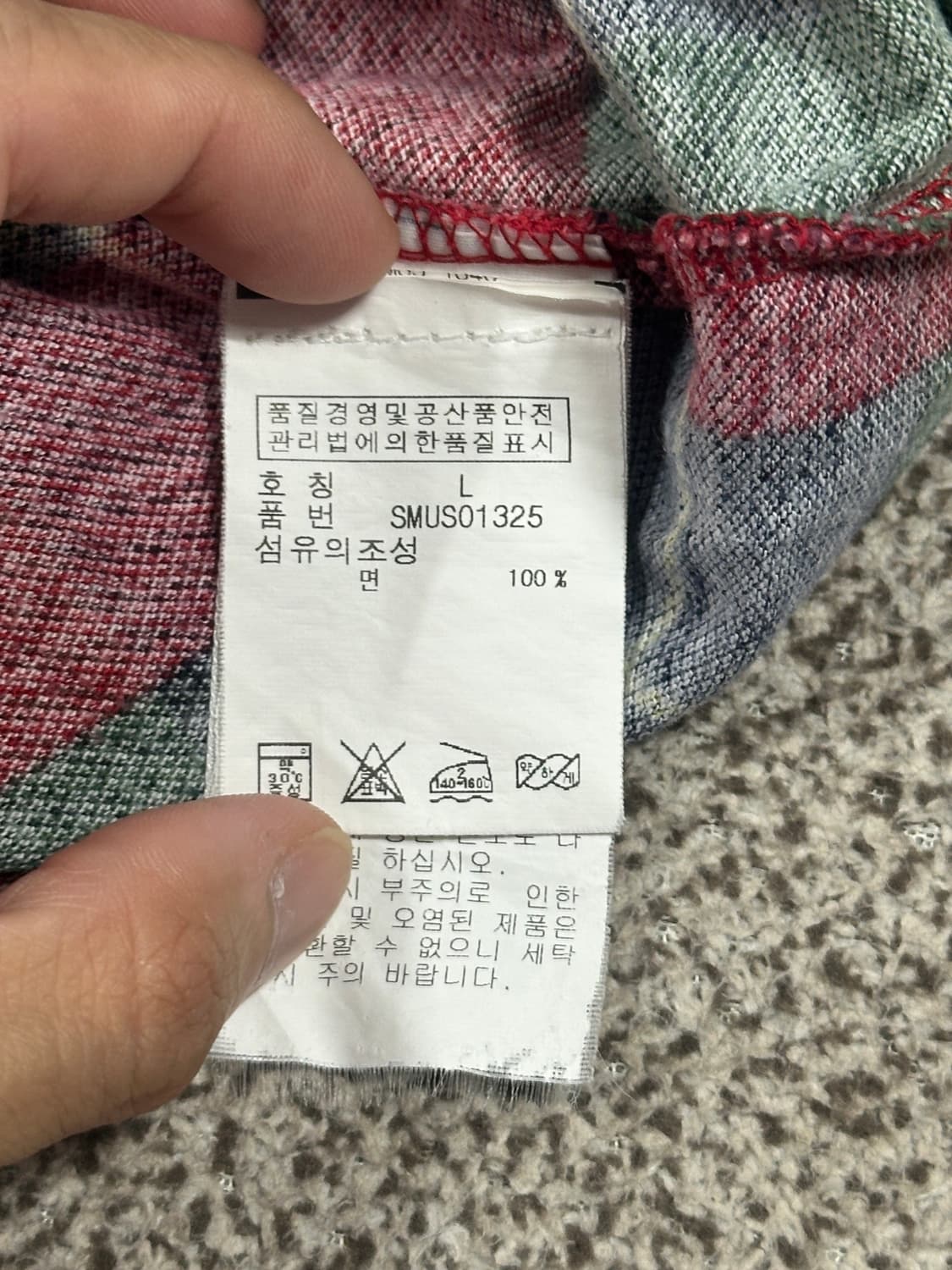 폴로랄프로렌 블랙워치 빅포니 카라티 L 상품이미지10