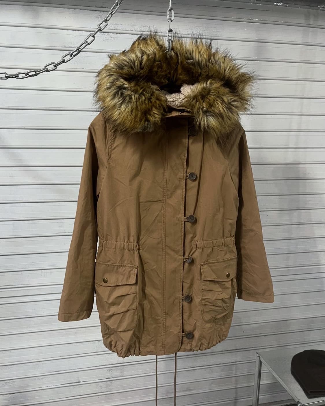 East Boy military fur jacket 상품이미지1