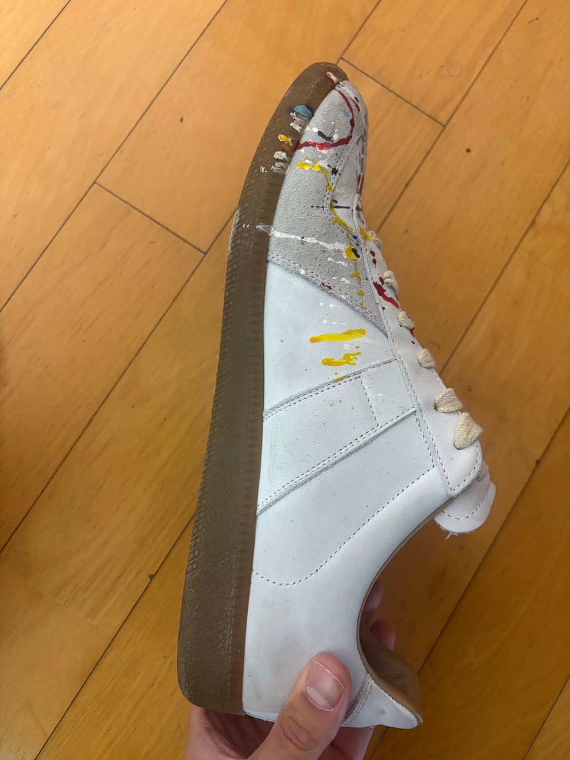 메종 마르지엘라 독일군 페인팅 스니커즈 상품이미지8