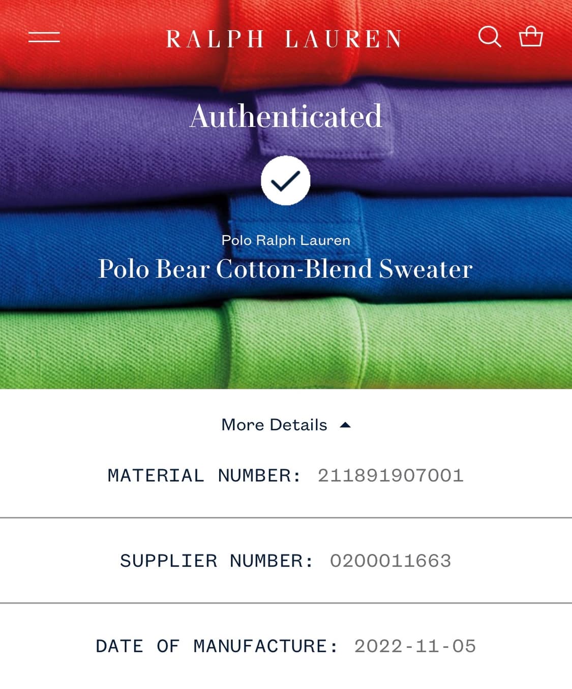 폴로 베어 니트 상품이미지4