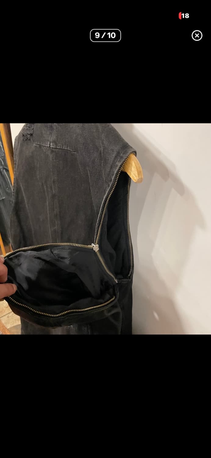 다이어트부처슬림스킨 레더 하이넥 자켓 상품이미지9