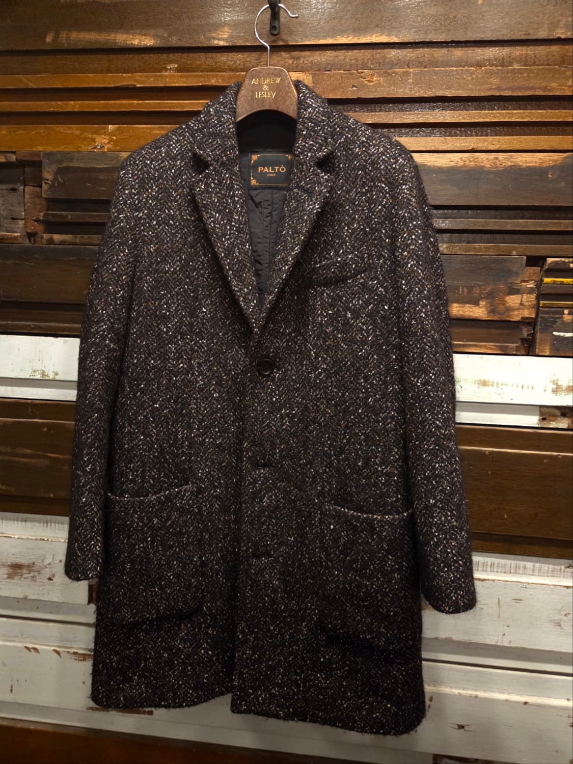 이탈리아 브랜드 팔토 트위드코트 상품이미지8