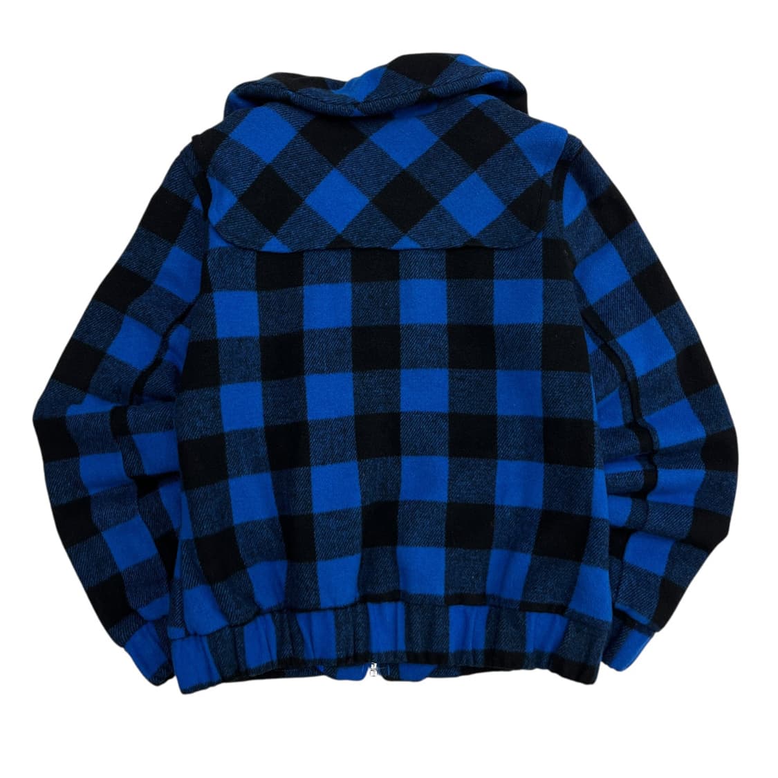 아디다스 블루 타탄체크 울 자켓 95 상품이미지5