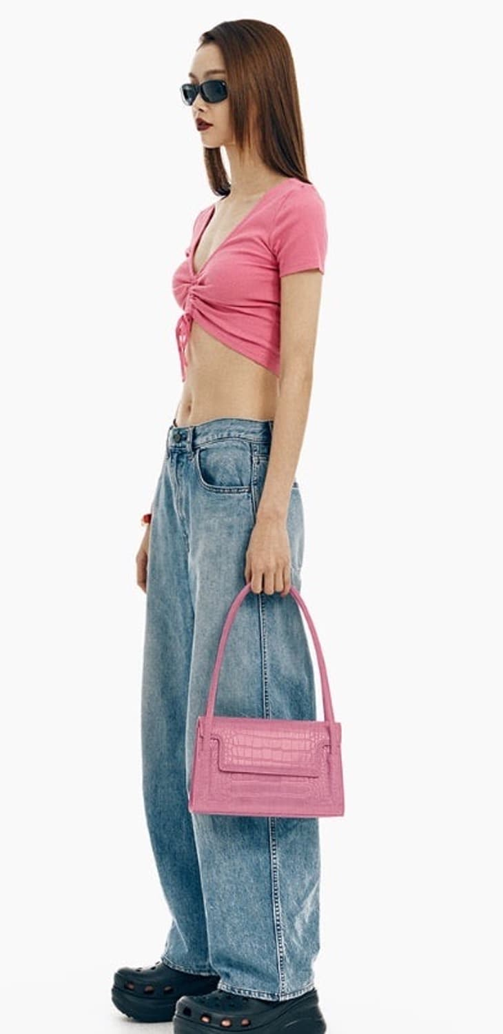 파인드카푸어 마티백26 크로커 더스티핑크 상품이미지3