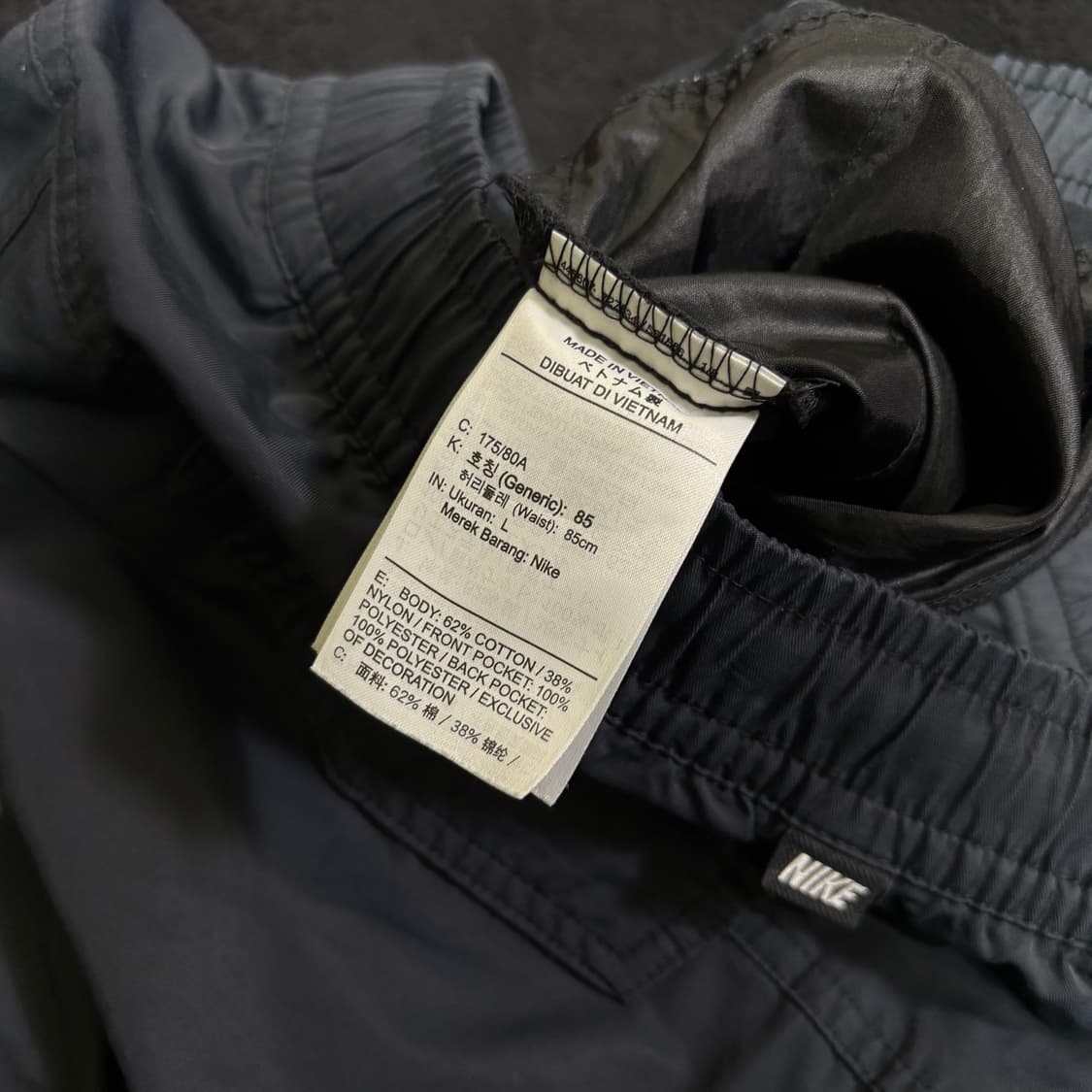 L 나이키 먹색 카고팬츠 상품이미지4