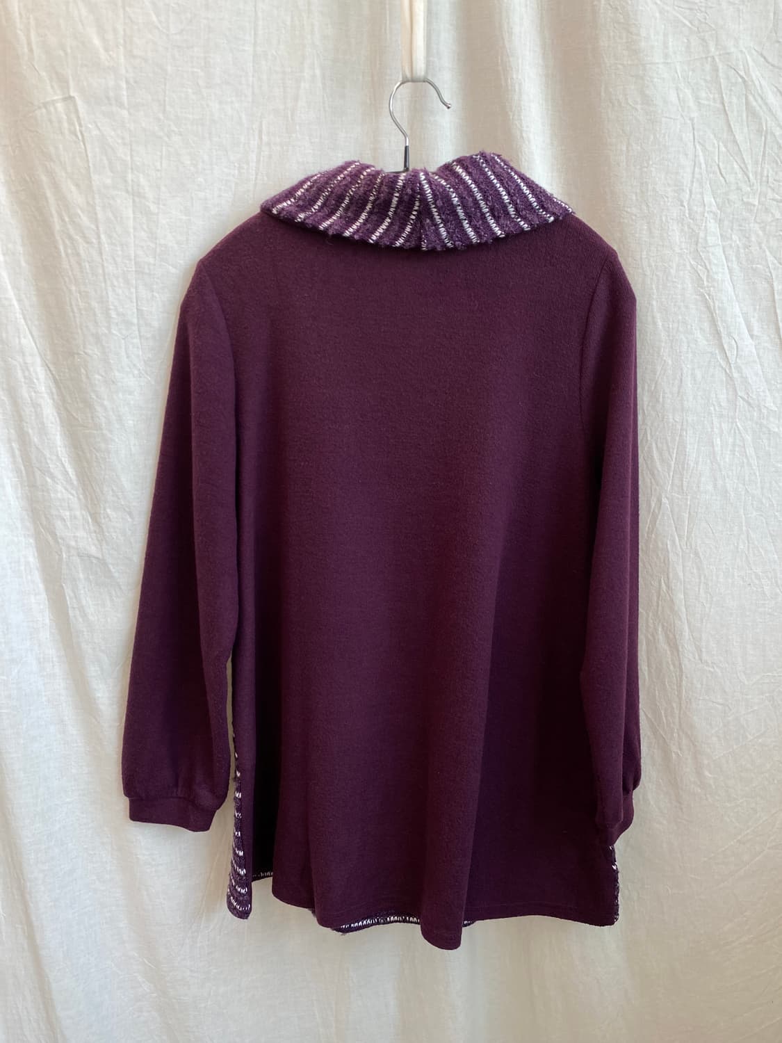 CORAL 퍼플 니트탑(M-L) 상품이미지7