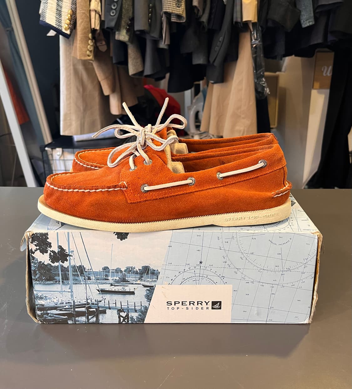 스페리 탑사이더 스웨이드 보트슈즈(280mm) 상품이미지2