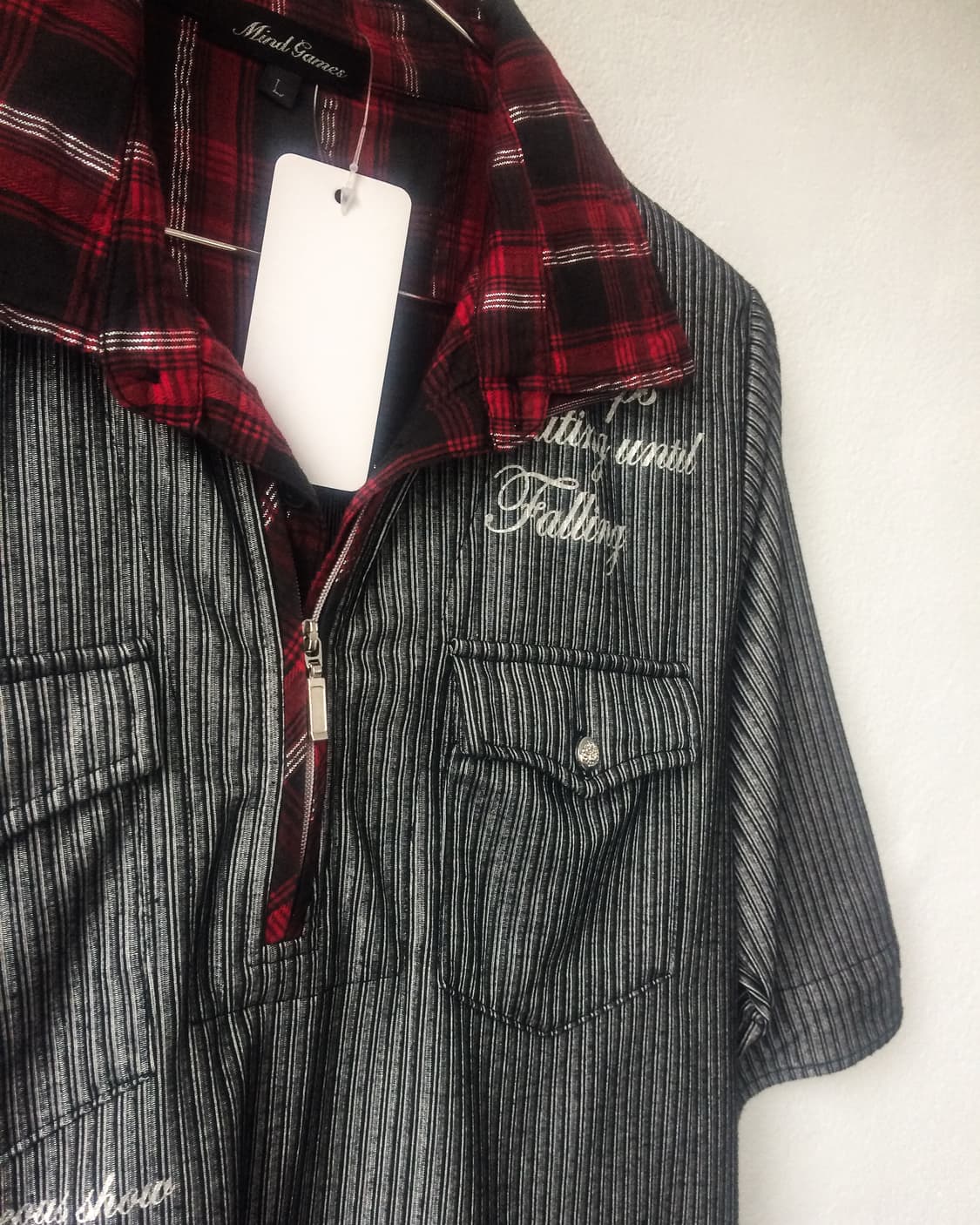 Double collar pocket ribbed pk t 상품이미지4