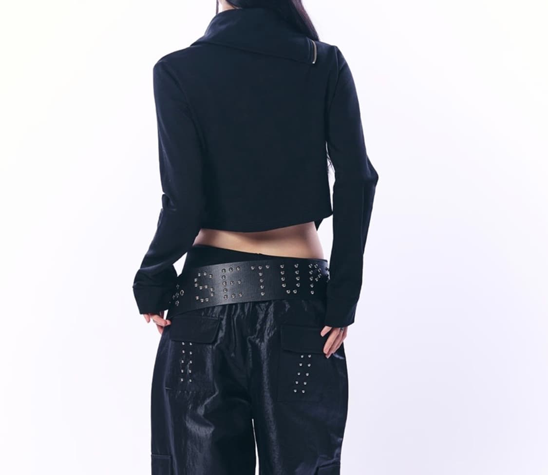 NAPOLEON HIGH-NECK JACKET / BLACK 상품이미지5