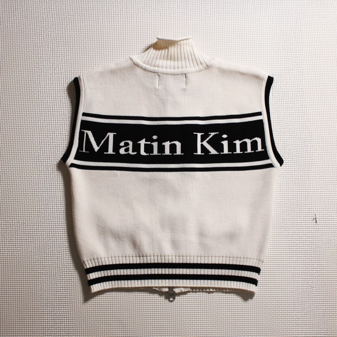 Matin Kim 마땡킴 니트 조끼 상품이미지1