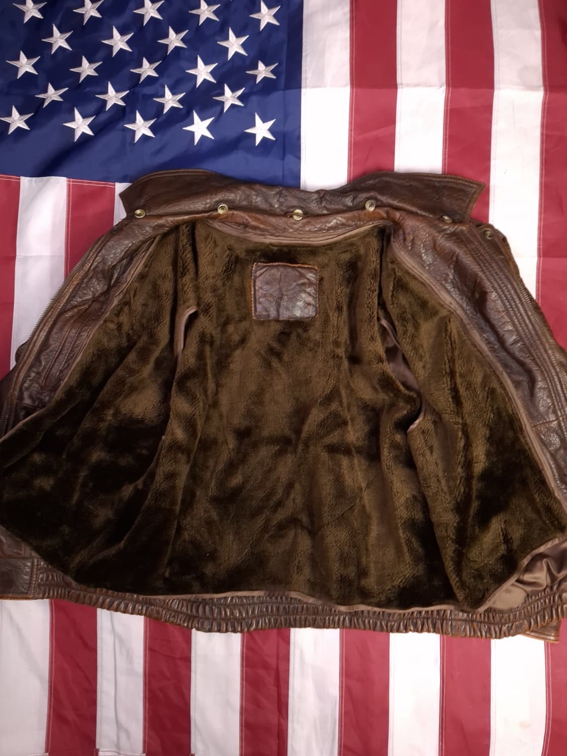 80's 오리지날 리바이스 리얼레더 항공자켓 상품이미지10