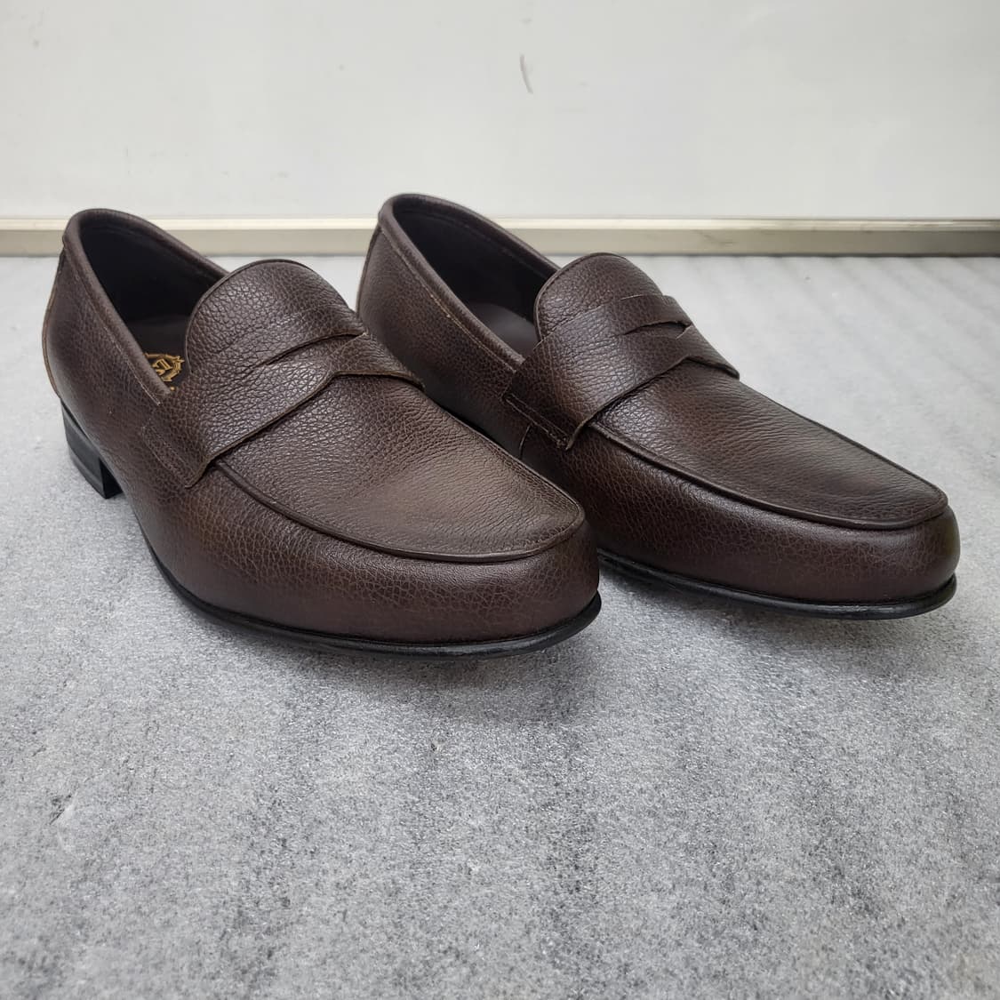 미착용 미소페 PRIPE  남성 로퍼 255mm 브라운 상품이미지6