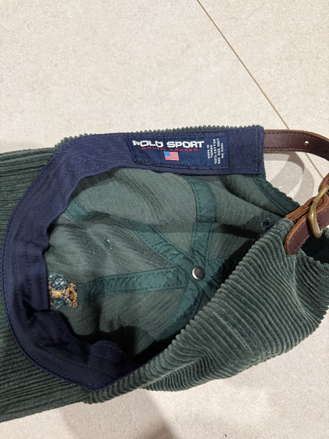 폴로 코듀로이 볼캡 상품이미지2