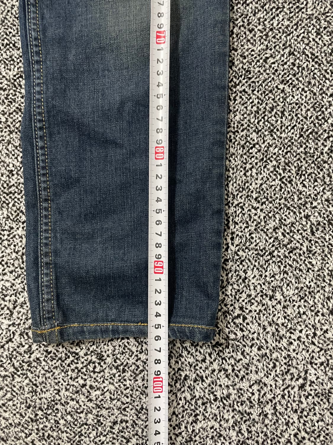 빈티지9. 리바이스 511 워시드 슬림 핏 데님팬츠 중청 청바지 상품이미지3