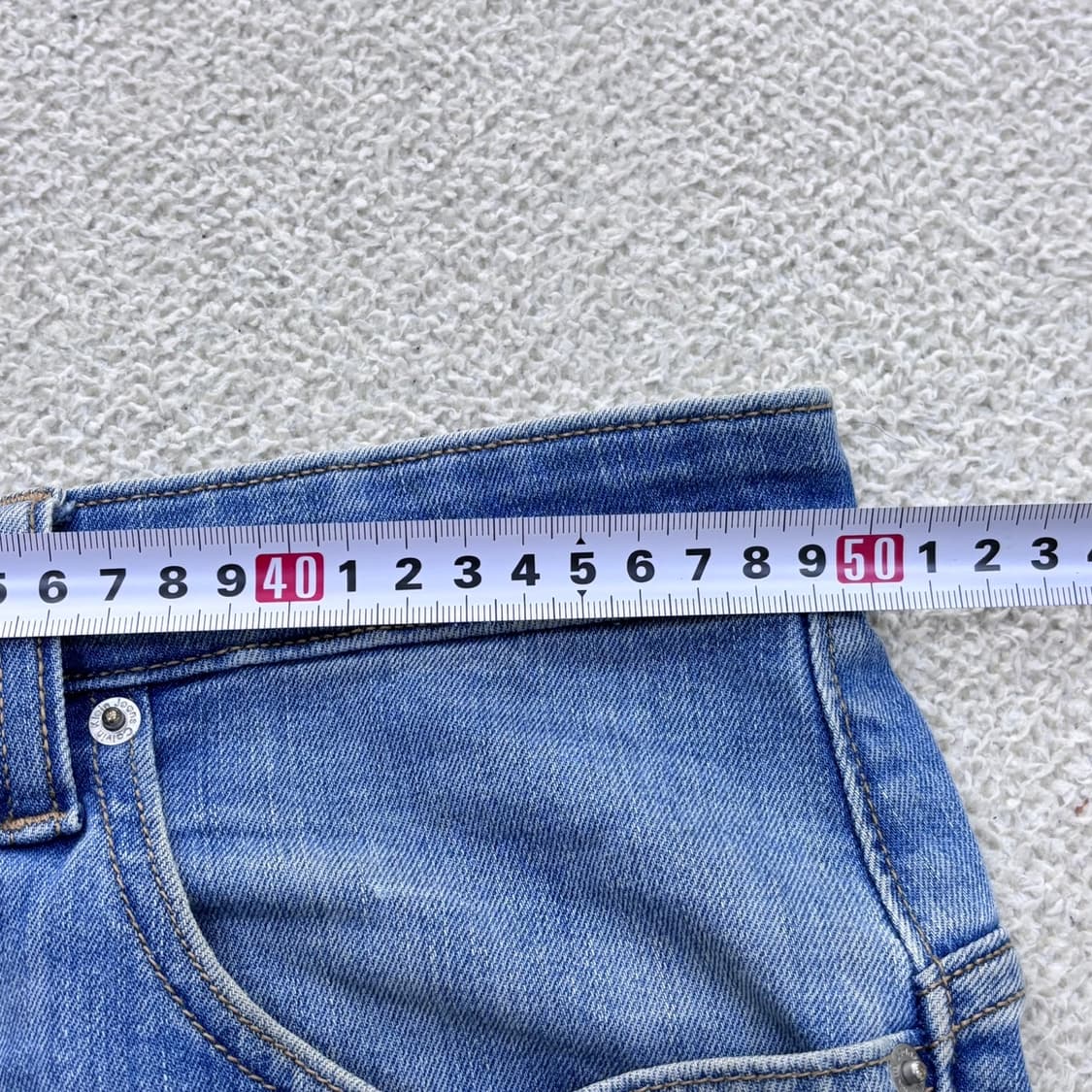 W38L32 캘빈클라인 연청 데님 팬츠 0414E 상품이미지6