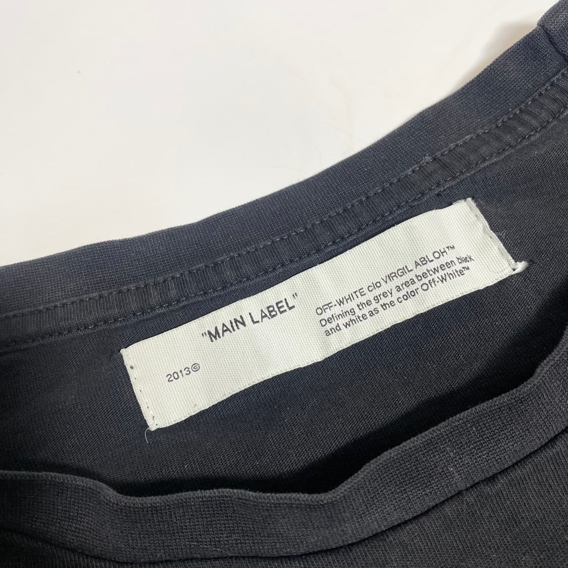 오프화이트 레이어드 긴팔 L 상품이미지2