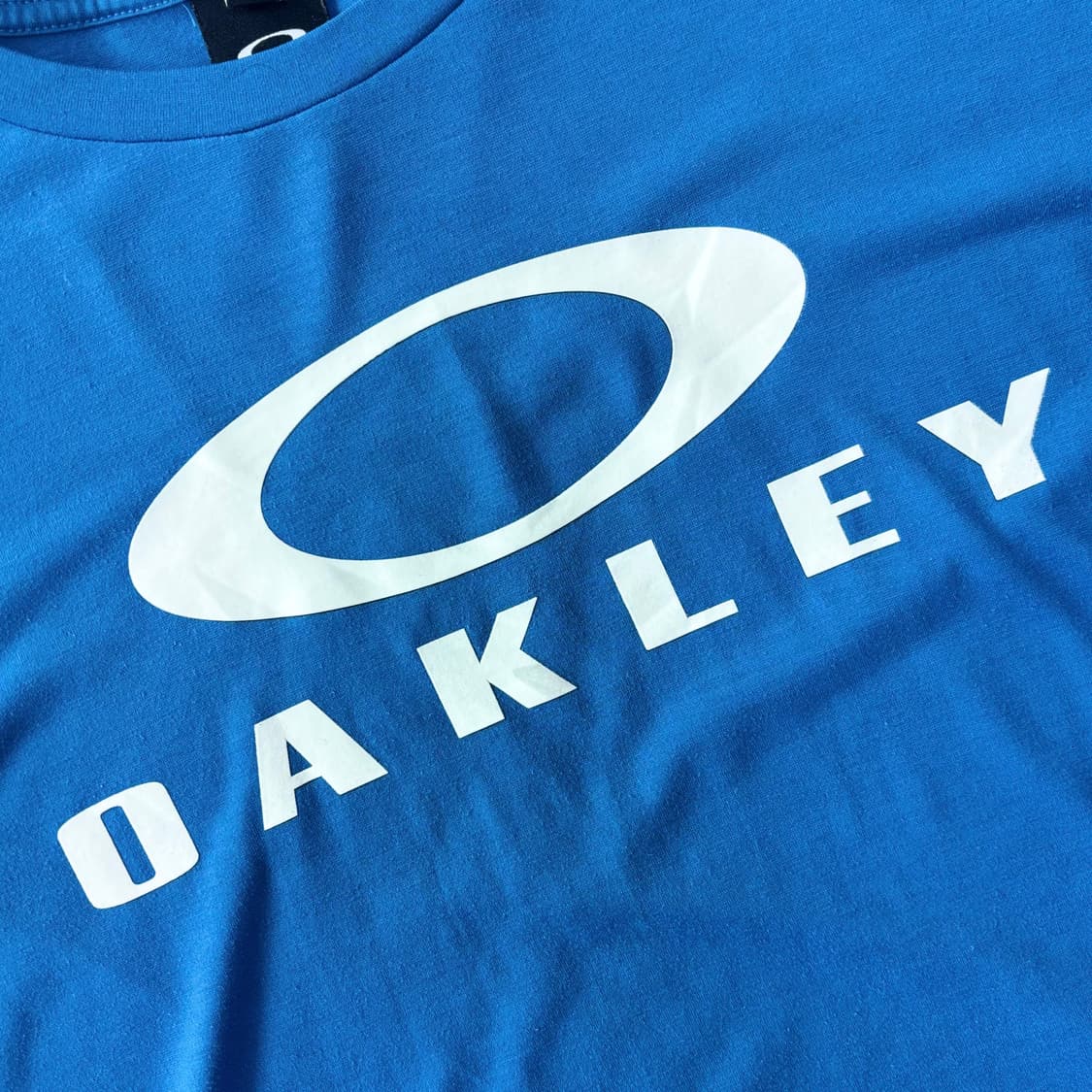 오클리 퍼포먼스 핏 빅 로고 블루 티셔츠 상품이미지2
