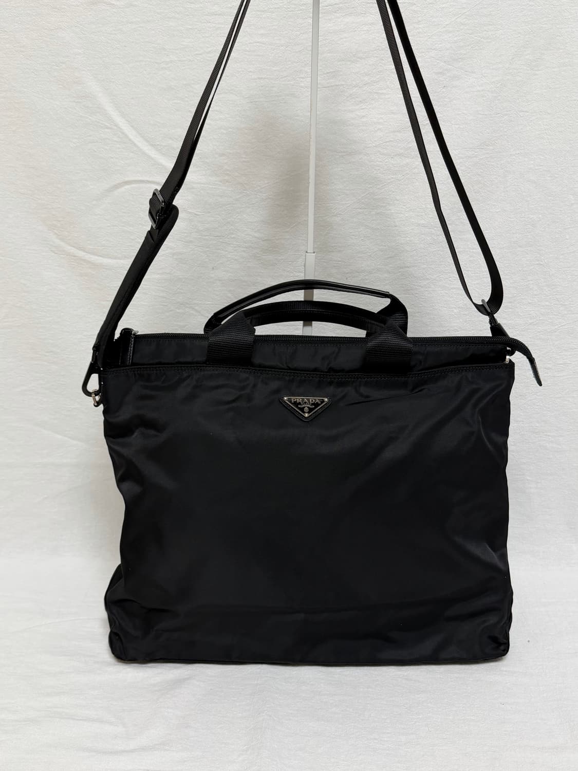 정품 프라다 포코노 나일론 블랙 토트백 숄더백 비지니스 노트북가방 상품이미지1