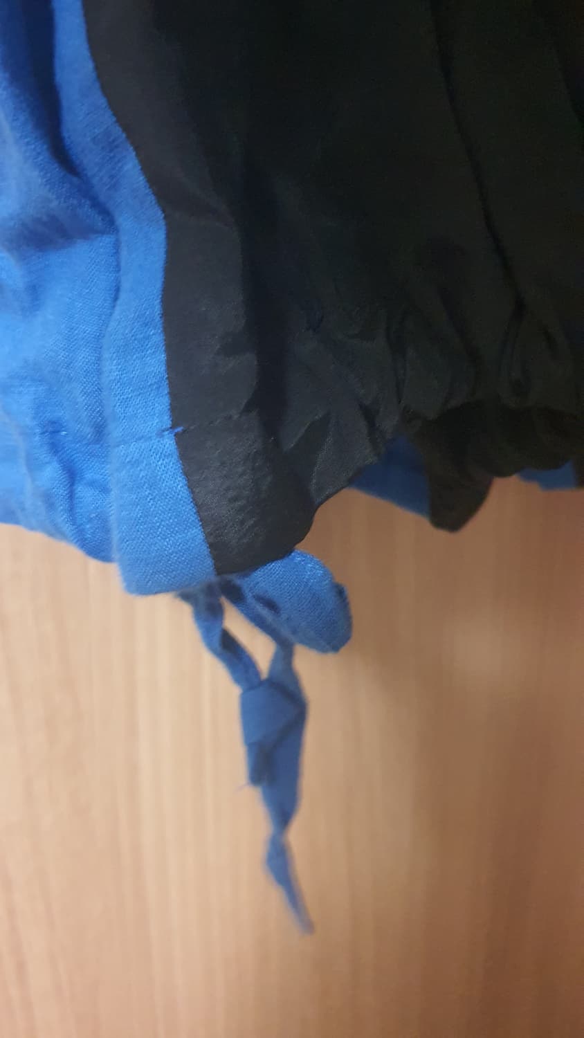 (3)19ss요지야마모토 뿌르옴므 바이컬러 카라스 벌룬 팬츠 상품이미지4