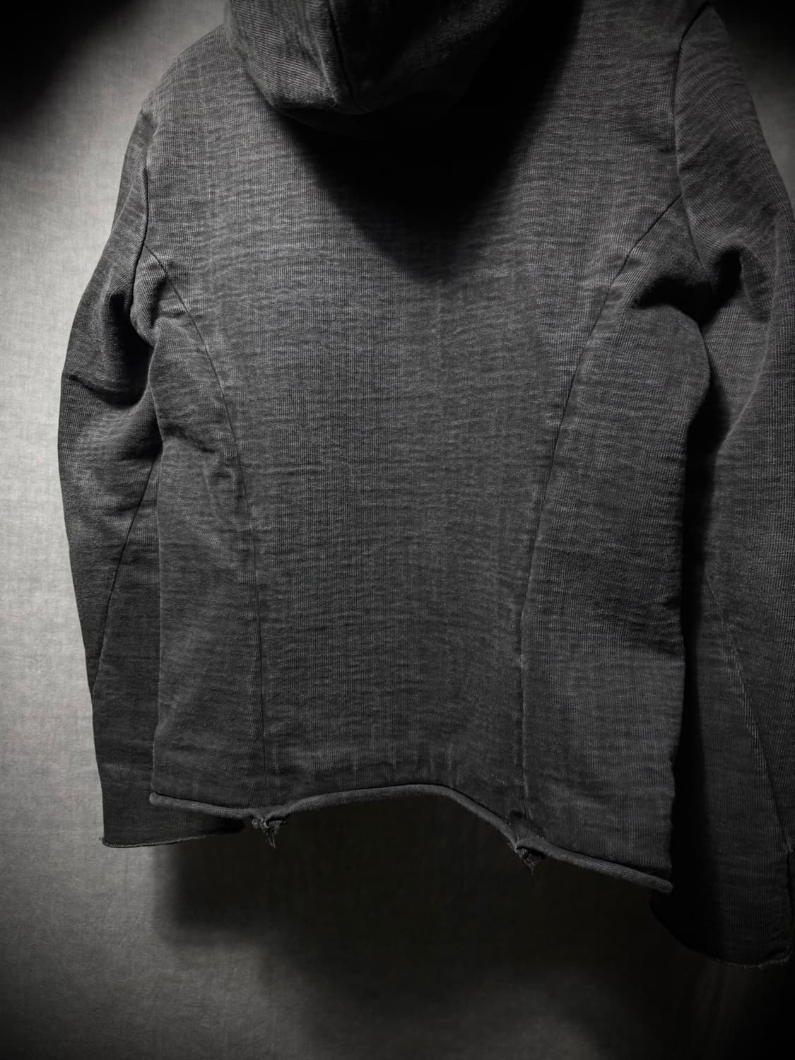 wjk Heavy Cotton Raw Edge Zip Up Hoodie  상품이미지8