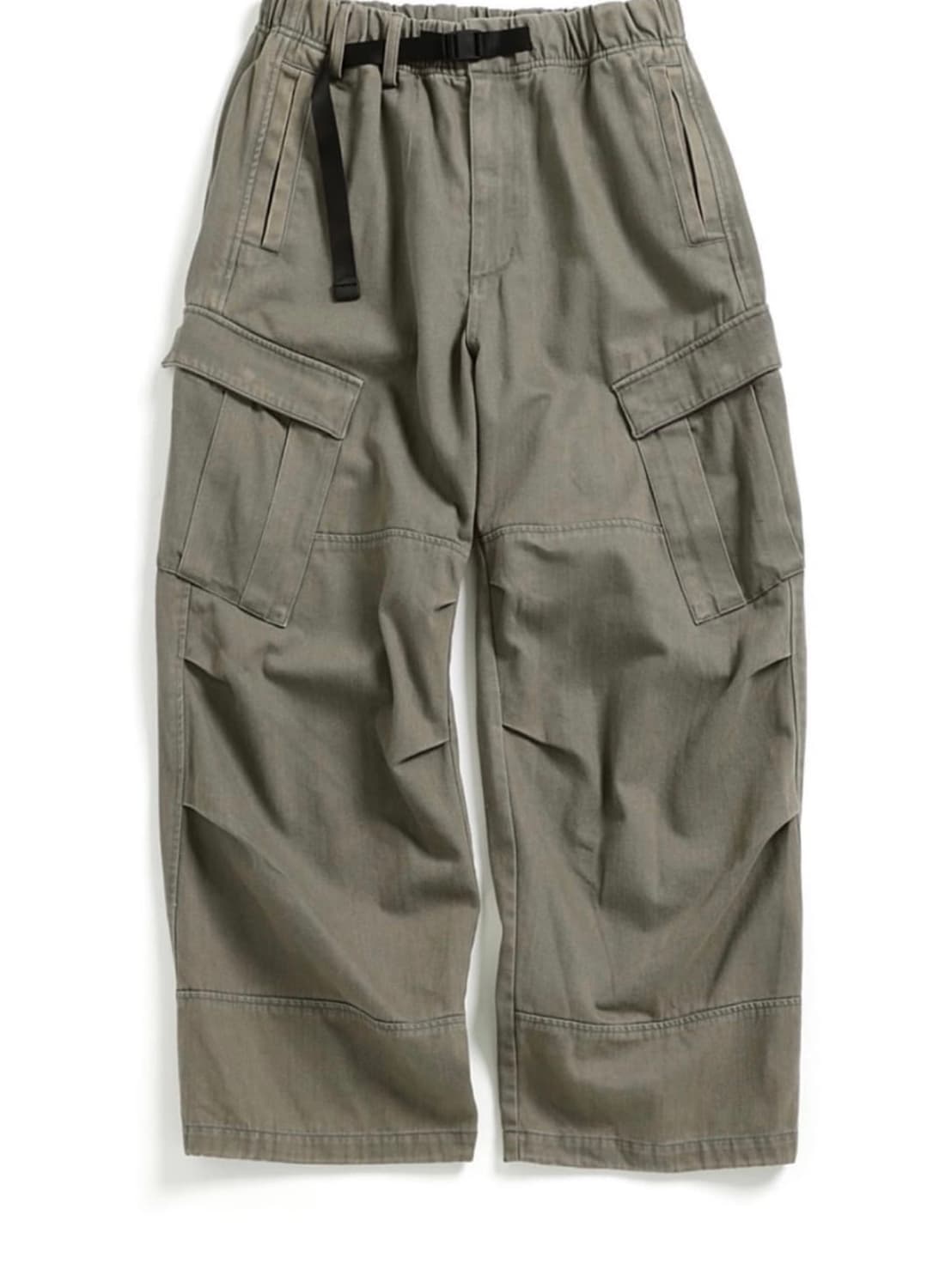 4) 해칭룸 밀팬츠 워시드 올리브 상품이미지1