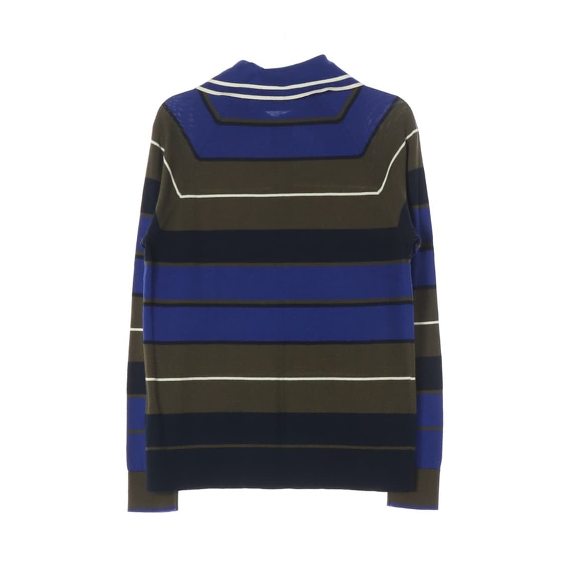 UTERQUE 우테르케 스트라이프 카라 니트 S 상품이미지2