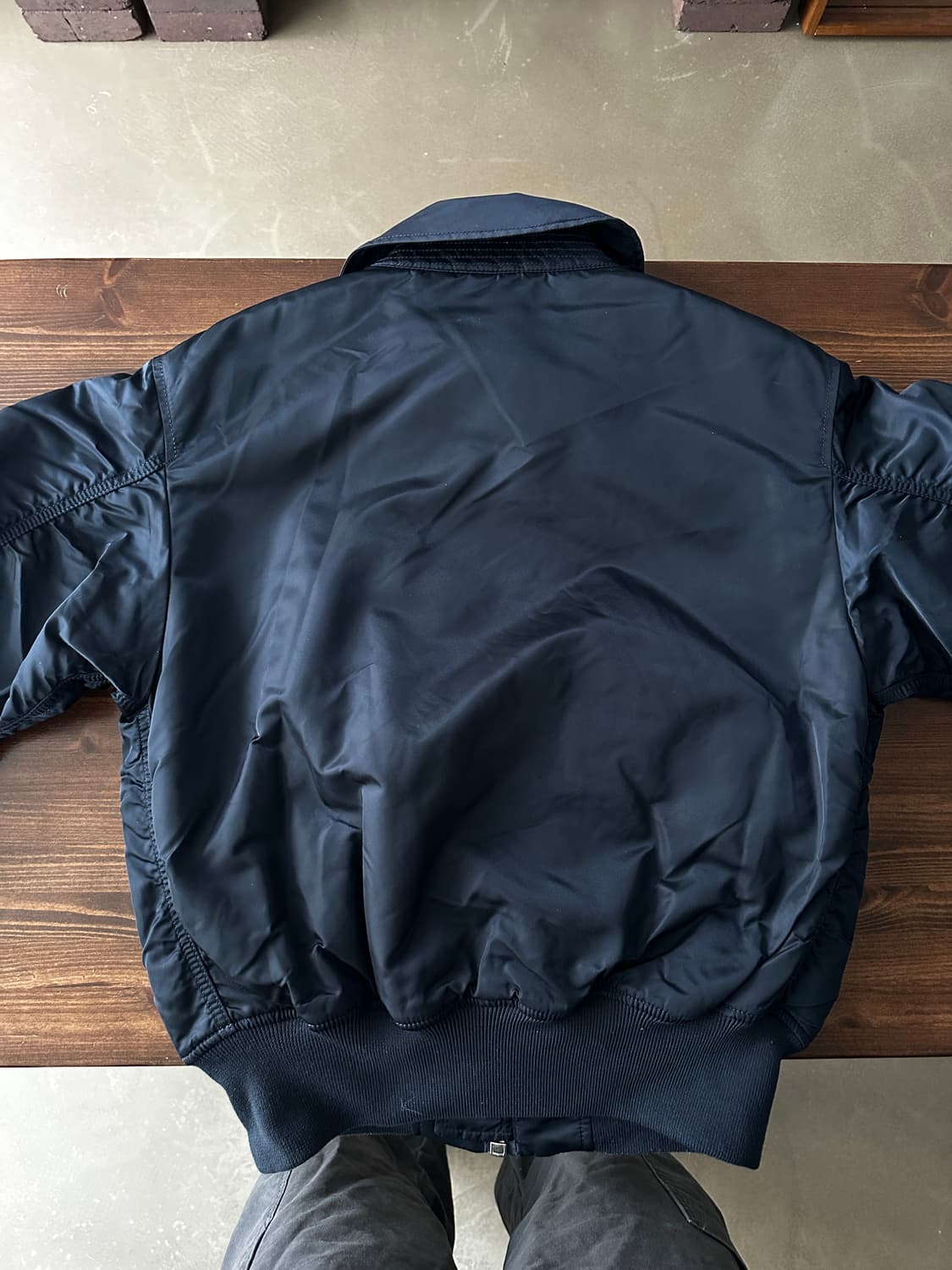 알파인더스트리 cwu 플라이트 자켓 네이비 블루 상품이미지4