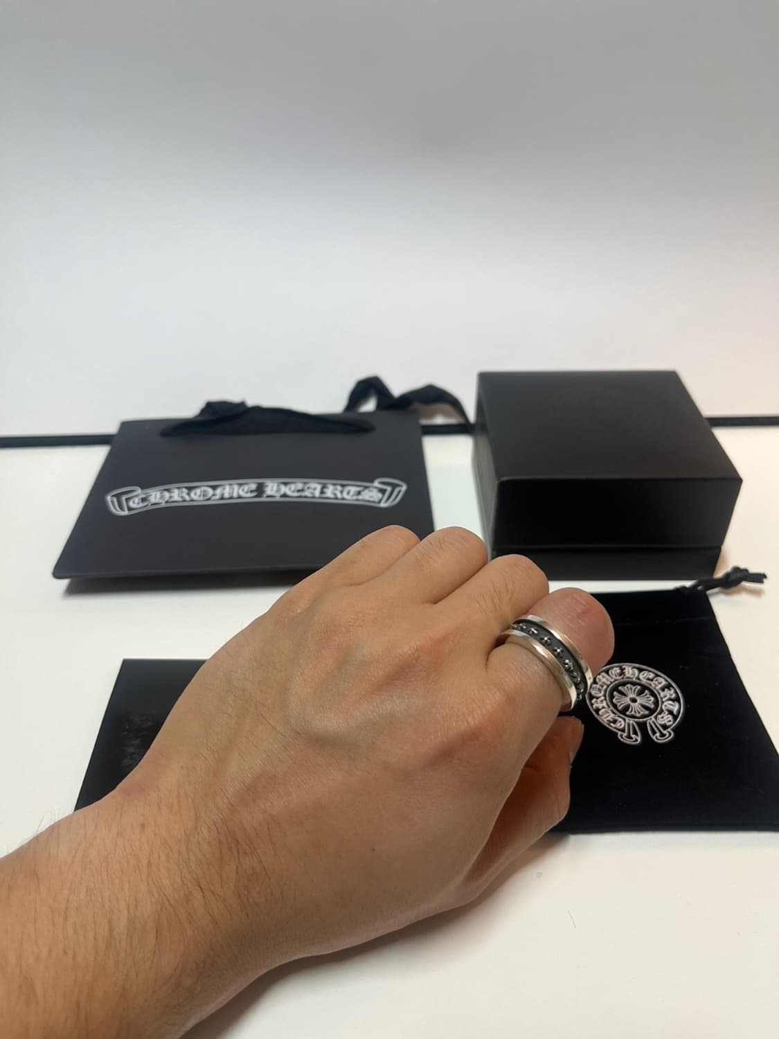 크롬 플러스 반지 상품이미지4