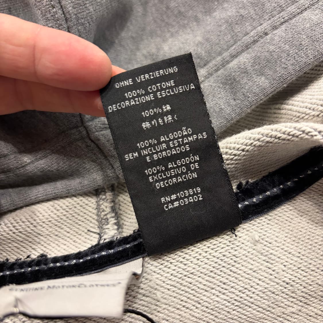 [M] 할리 데이비슨 찡 빈티지 기모 후드집업 그레이 C234 상품이미지7