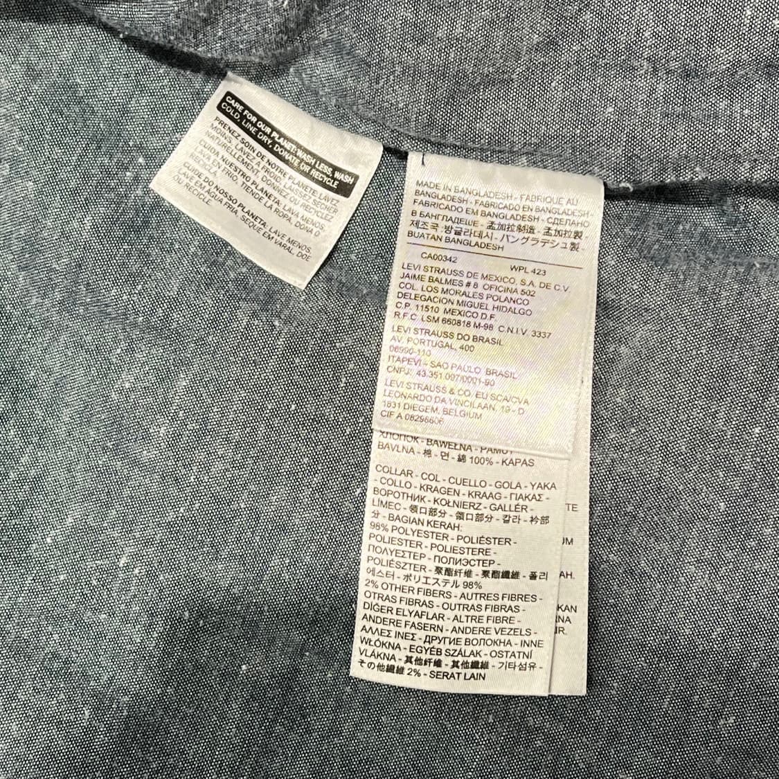 리바이스 데님 패딩베스트 s09312 상품이미지8