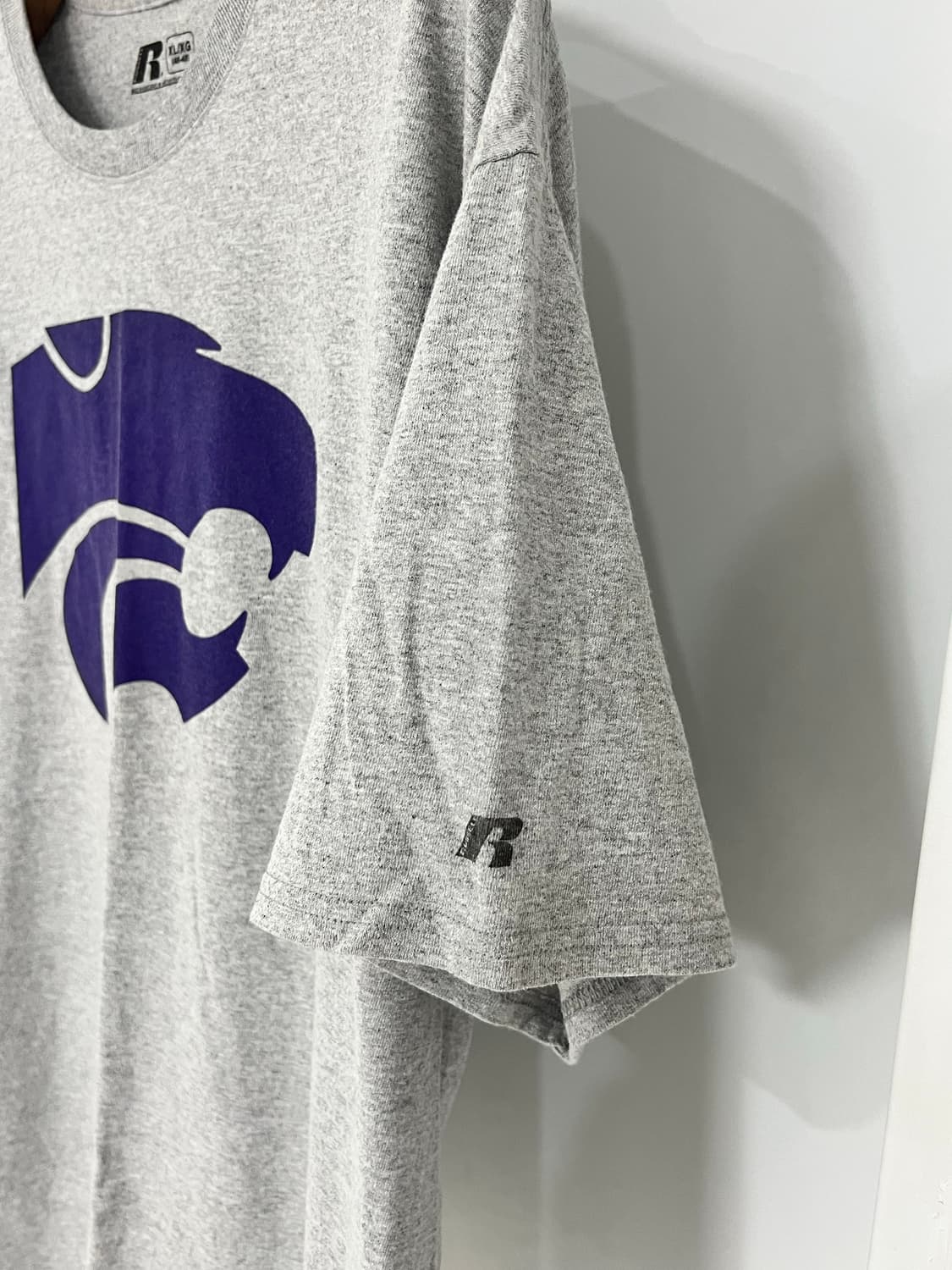 러셀 x 캔자스 스테이트 와일드캣츠 빈티지 로고 티셔츠 상품이미지4