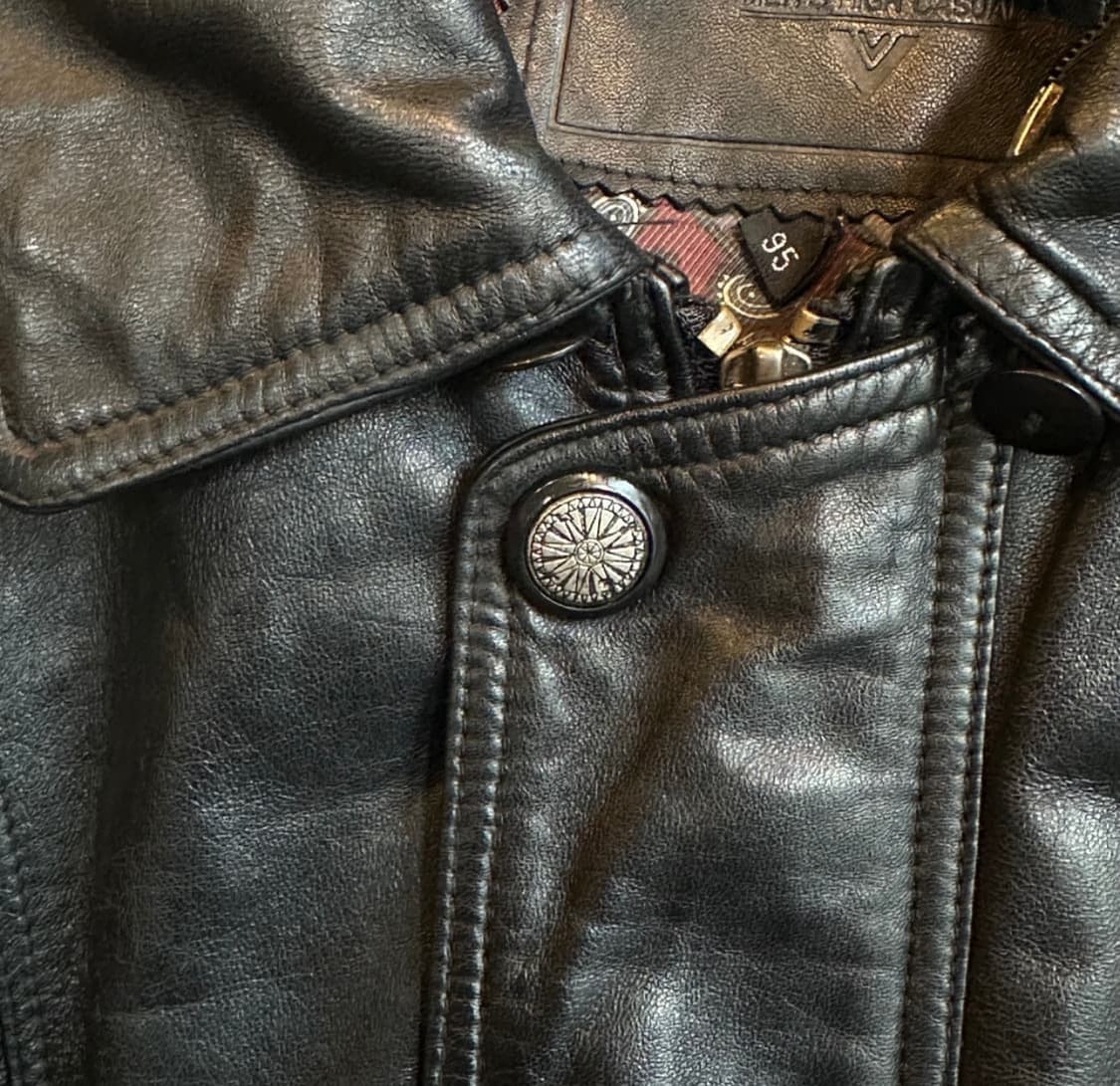 빈티지 양가죽 레더자켓 상품이미지2