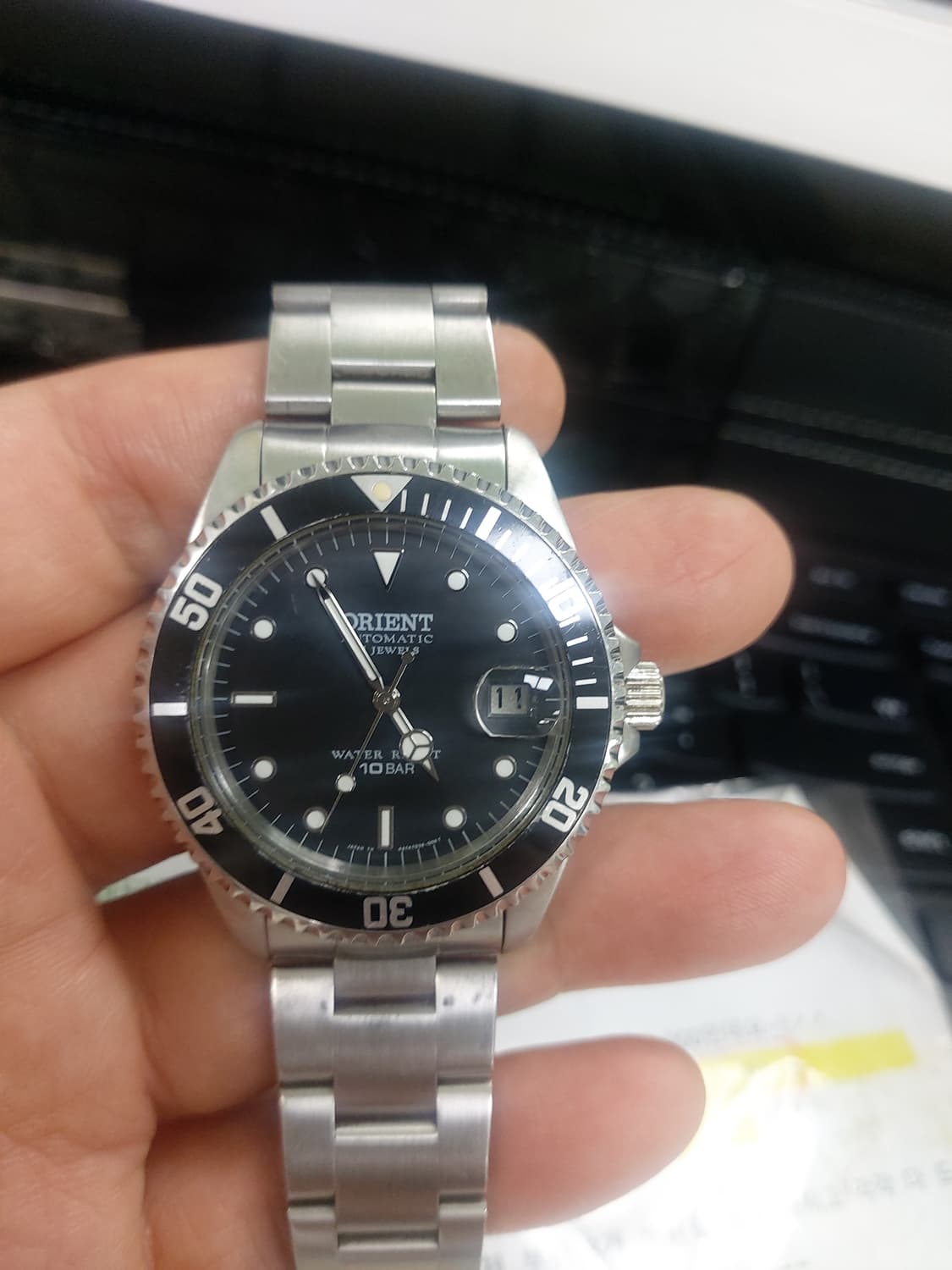 오리엔트 블랙 다이얼 오토매틱 다이버 상품이미지1