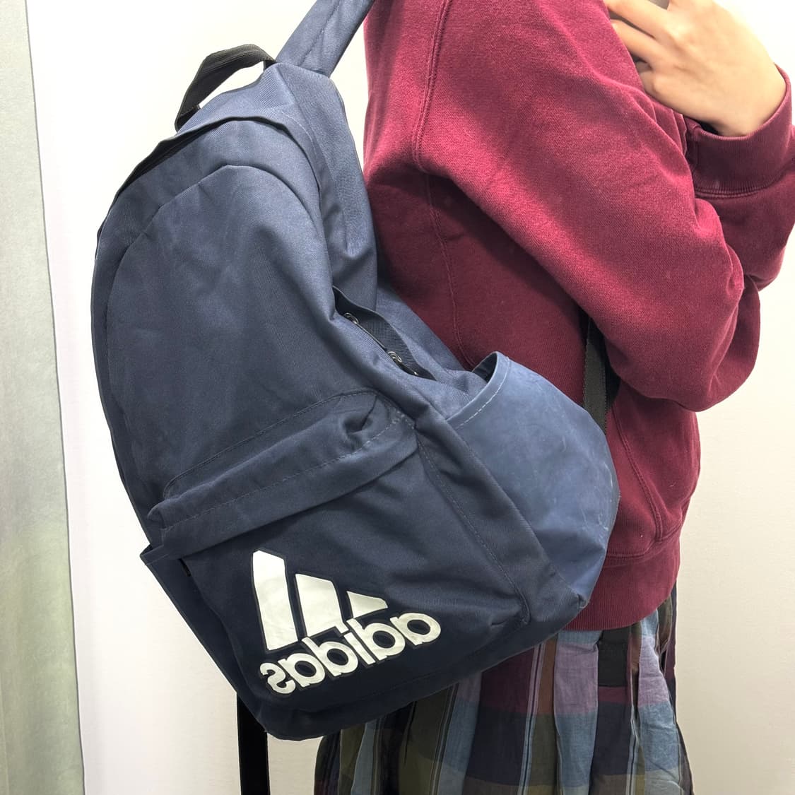 아디다스 블루 로고 백팩 상품이미지1