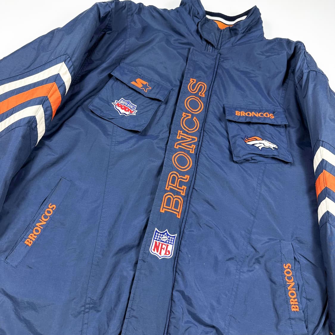 90s NFL 덴버 브롱코스 올드스쿨 점퍼 XL 상품이미지5