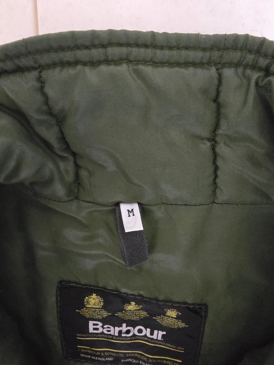 바버 클래식 waxed 질렛 웜베스트 조끼 M (100~105) 상품이미지3