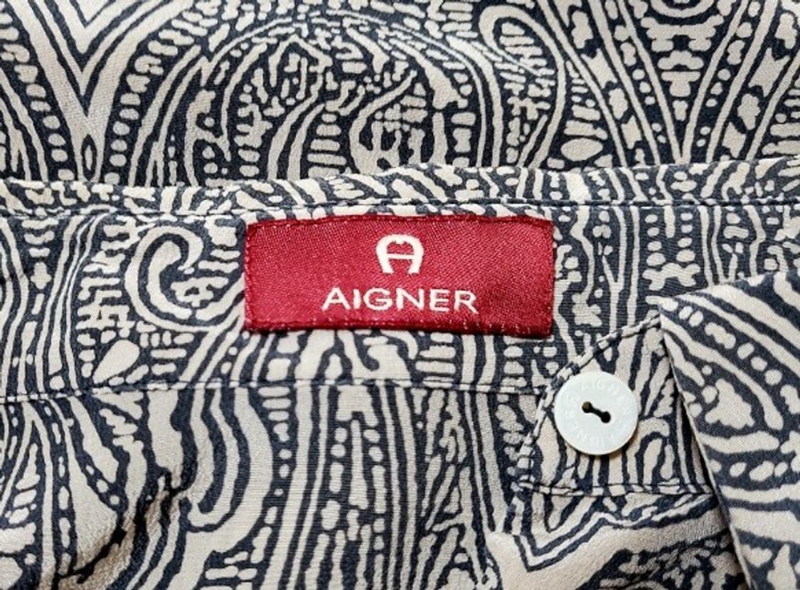 AIGNER 아이그너 럭셔리 프린팅 실크100%블라우스 55
​ 상품이미지8