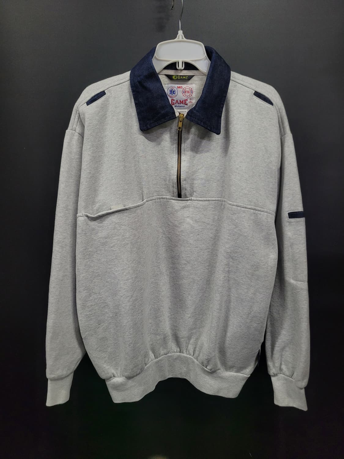 Game Sportswear 하프 집업 워크셔츠 상품이미지1