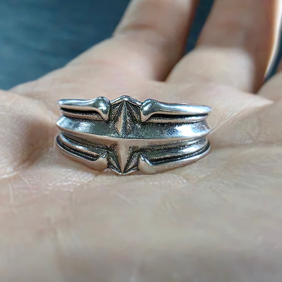 Croix 백동 남자 엔틱 빈티지 명품 고딕 십자가 반지 상품이미지5