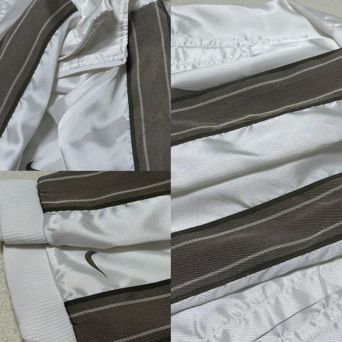 나이키 일본 유광 화이트 카키 바람막이 상품이미지6