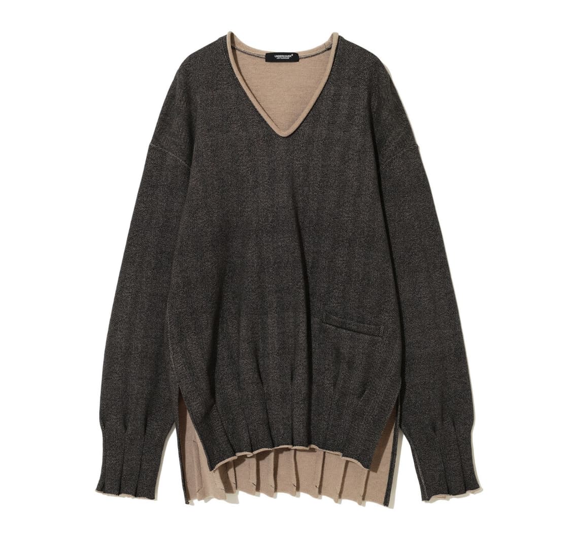 언더커버 헤링본 스웻셔츠 상품이미지1