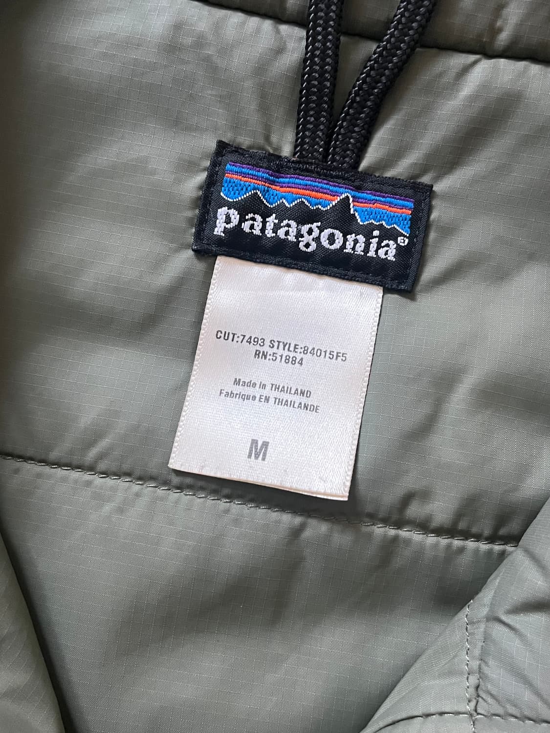 Patagonia 파타고니아 00s 퍼프볼 카키 베스트 상품이미지4