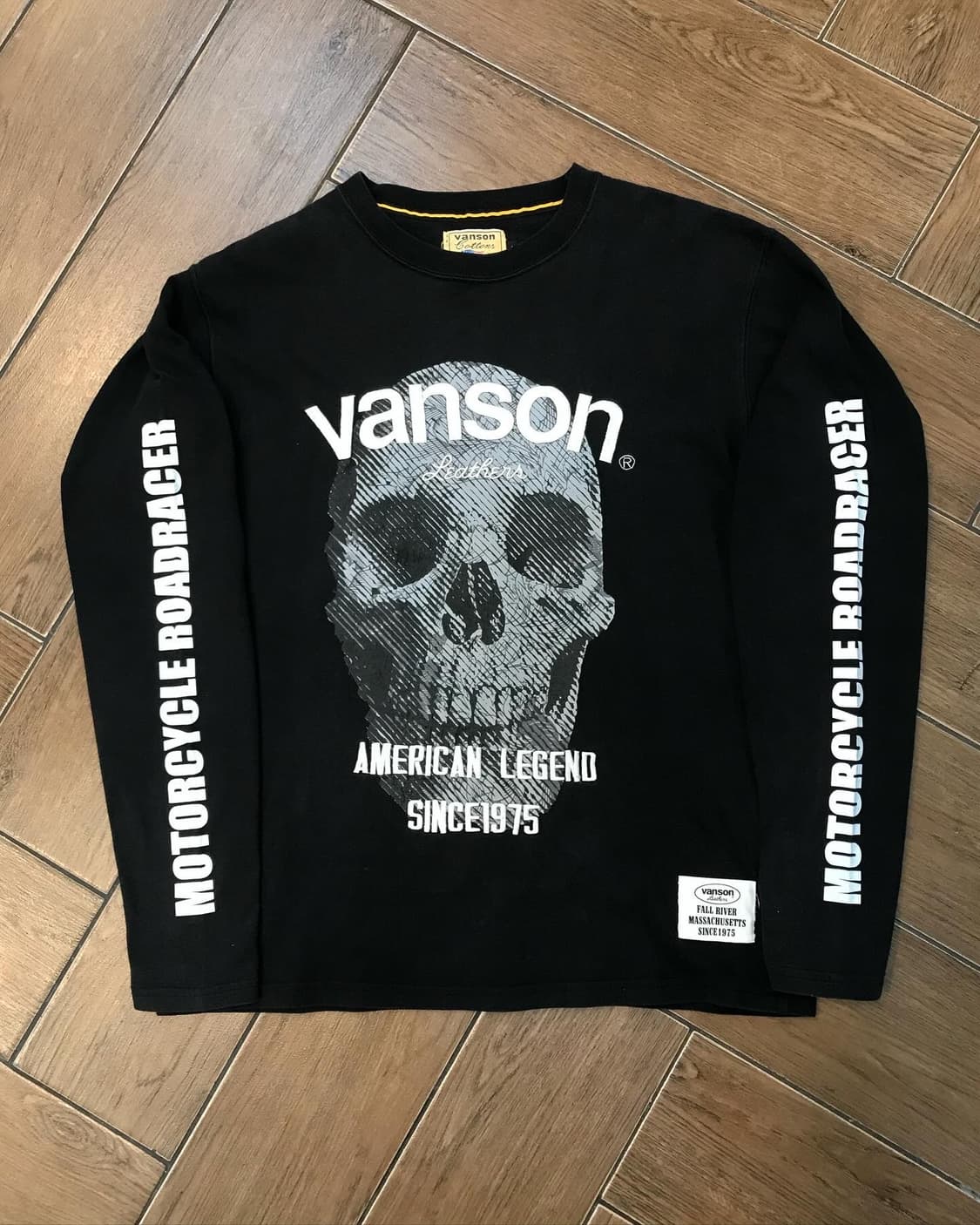 Vanson Skull Embroidery Long Sleeves 상품이미지5