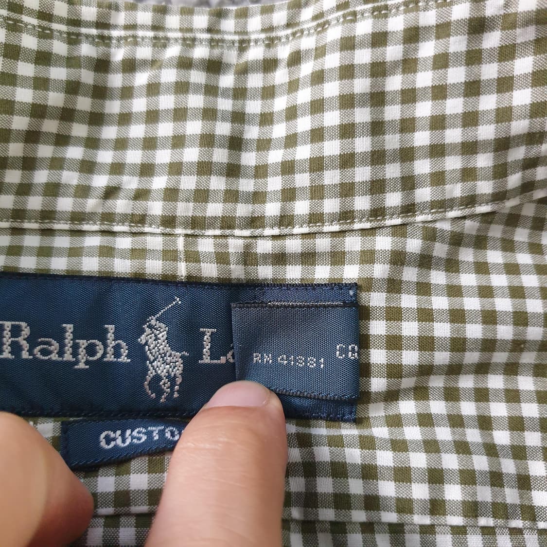 [무료배송] RALPH LAUREN 체크 긴팔 셔츠 상품이미지5